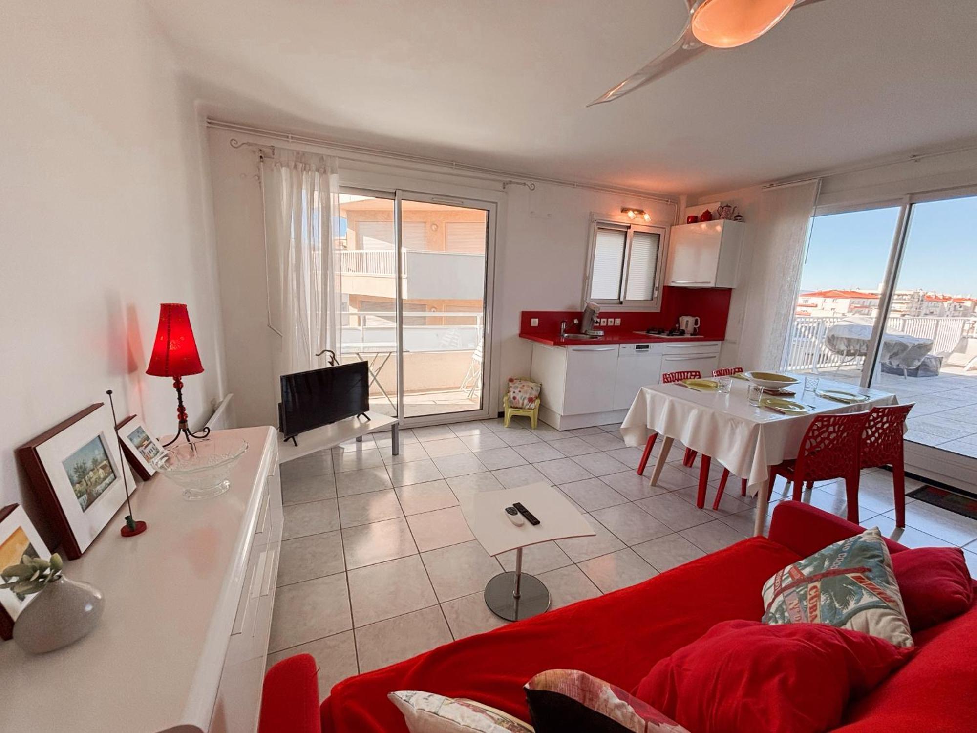 Magnifique Appartement Terrasse -36- Canet-en-Roussillon Esterno foto
